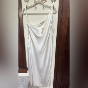 Bhldn Sachin & Babi Audrie One shoulder dress white NWT